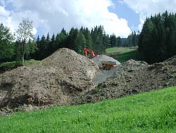 Umbau 
FIS-Weltcupstrecke