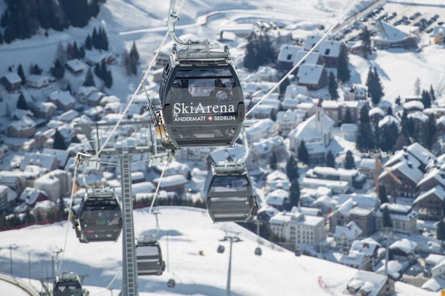 SkiArena Andermatt-Sedrun beschränkt Zahl der Gäste freiwillig. 
