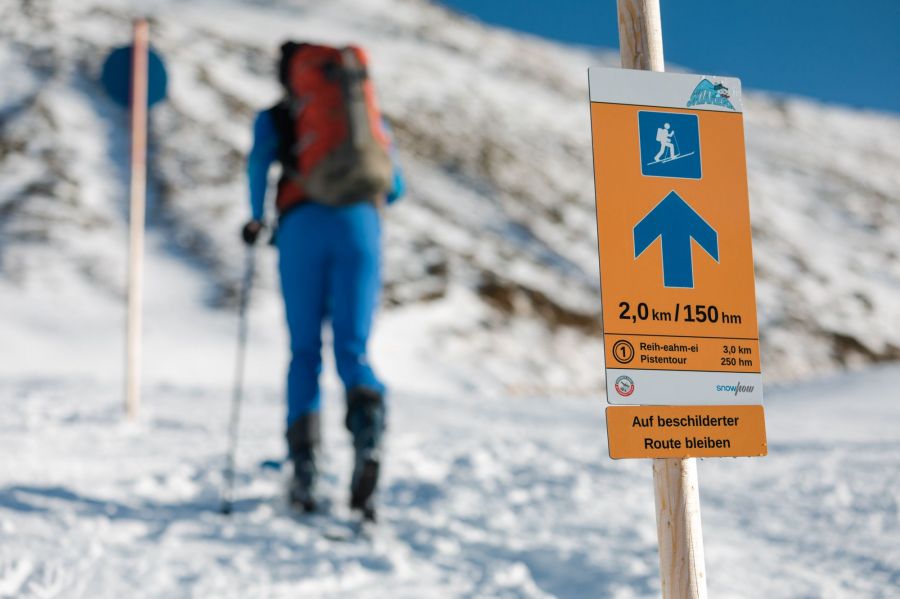 Pistentouren: Immer mehr Skigebiete setzen auf Leitsystem und Aufstiegsrouten