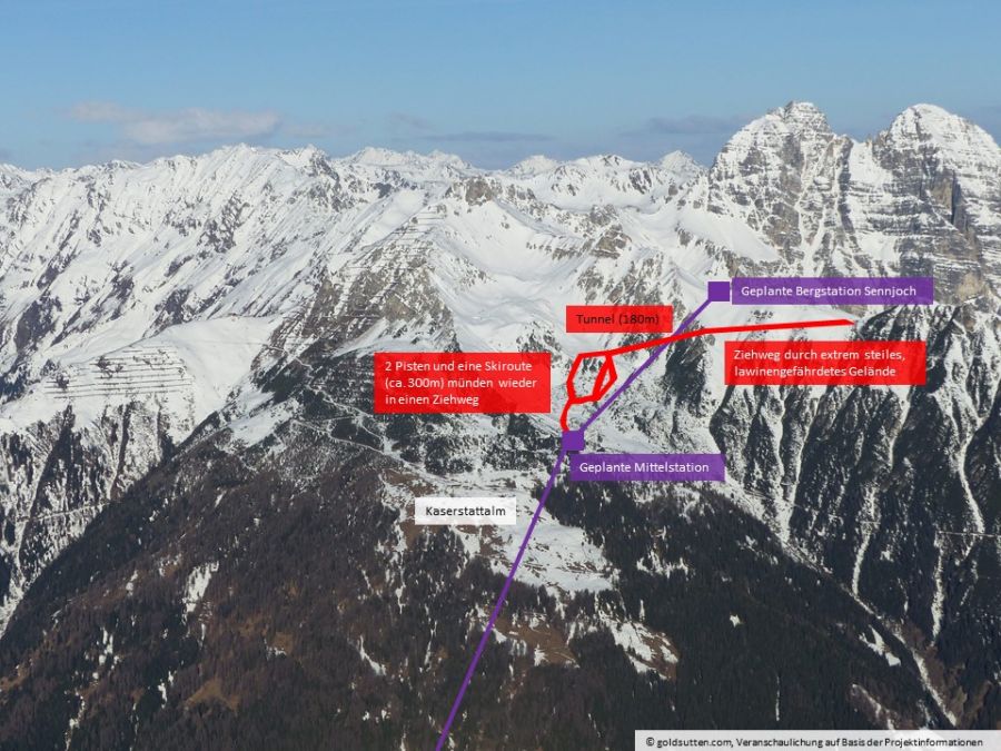 Alpenverein gegen Skigebietserweiterung im Stubaital