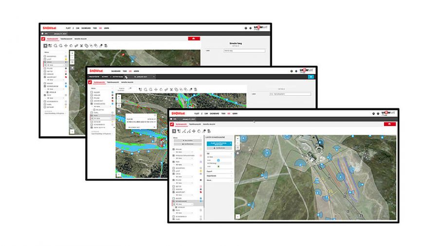 Snowsat GIS Daten Manager