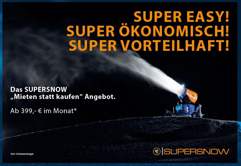 Das unschlagbare SUPERSNOW Mietangebot 