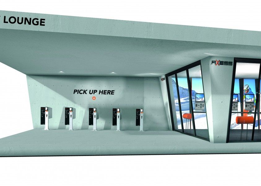 Axess TICKET LOUNGE - Moderne Technologie für die Talstation