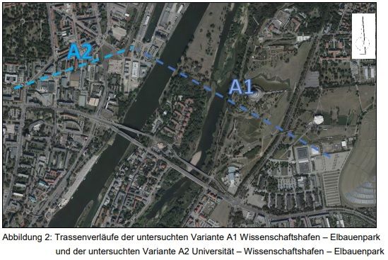 Ergebnisse der Machbarkeitsuntersuchung für eine Seilbahn in Magdeburg