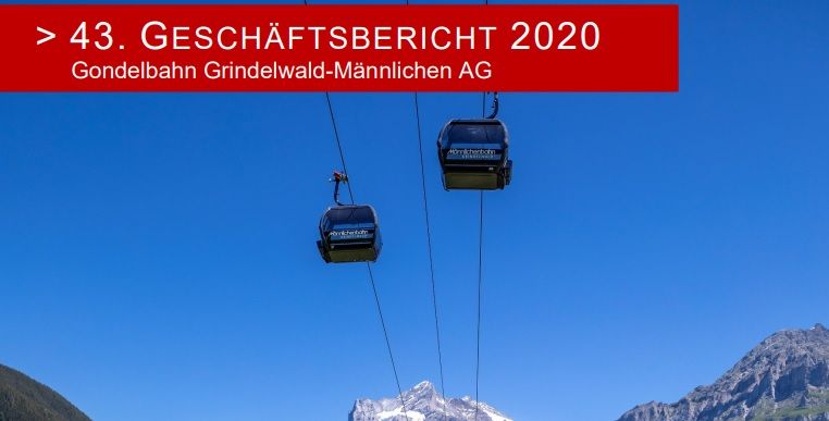 Gondelbahn Grindelwald-Männlichen AG: 43. Geschäftsbericht 2020