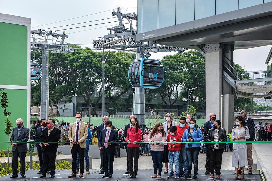 Mexico City feiert ihre urbane Doppelmayr-Seilbahn