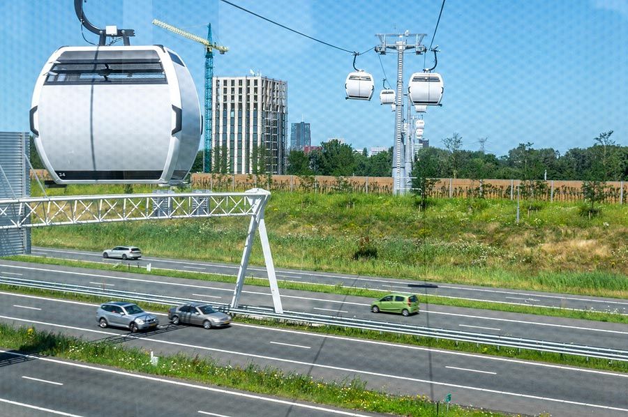 Doppelmayr:  Öffnung der Floriade Seilbahn für die Besucher während der Floriade Preview (Vorschau)