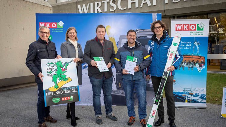 Steirisches Pistengütesiegel verliehen
