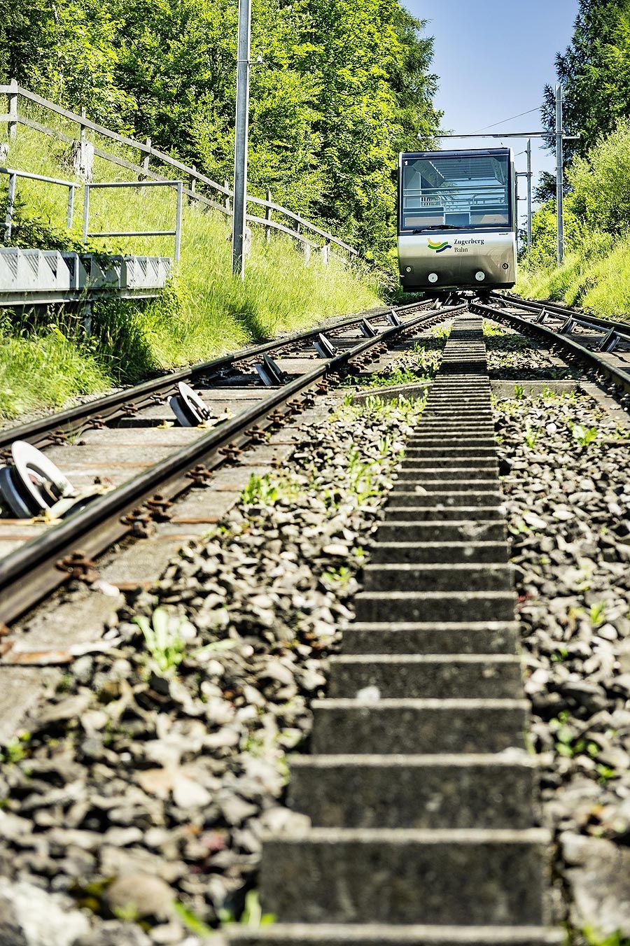 Spatenstich Neubau des Trassees der Zugerberg Bahn