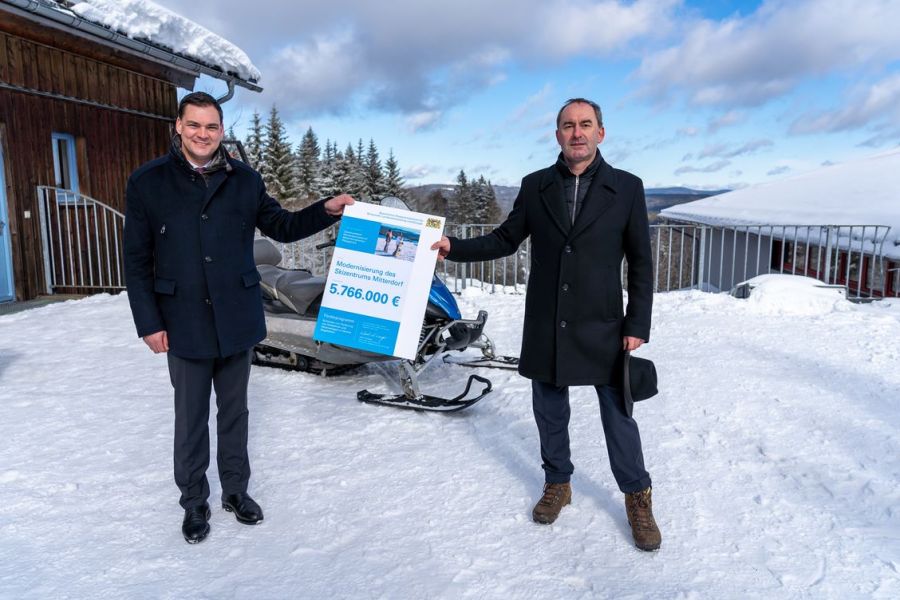 Finanzielle Untersütztung für Investitionen Skizentrum Mitterdorf