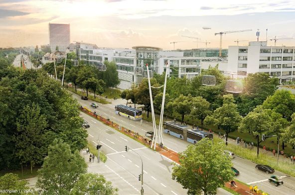Machbarkeitsstudie zur Seilbahn im Münchner Norden