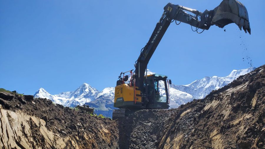 Wasserversorgung Birg und Schilthorn: Erste Bauetappe in Umsetzung