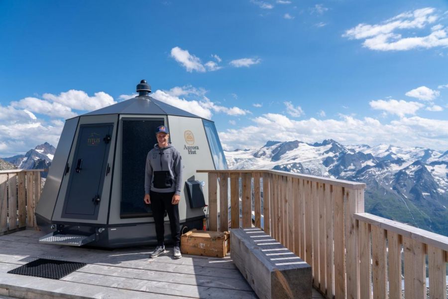 Marco Odermatt eröffnet das TITLIS Spacecamp 