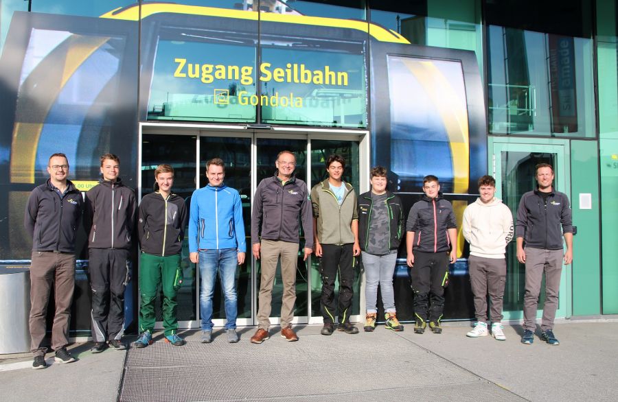 7 neue Lehrlinge starten ihre Ausbildung bei der Planai