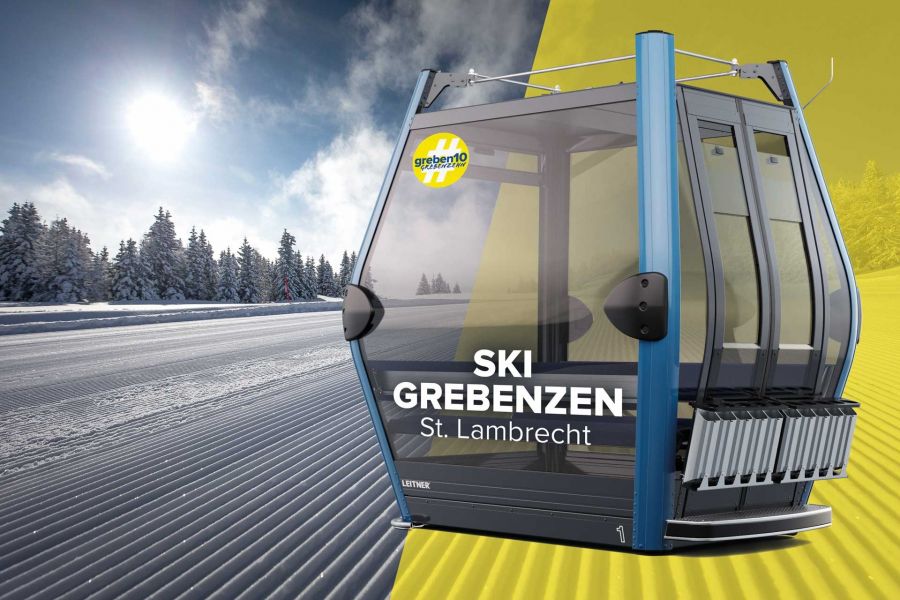 Skigebiet Grebenzen: Eine neue Gondel entsteht