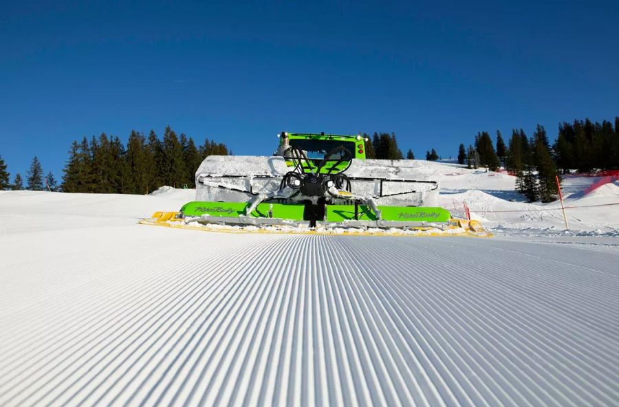 Pistenbully: Trainings direkt im Skigebiet