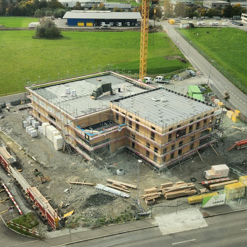 Die Neubauarbeiten von TechnoAlpin Schweiz laufen auf Hochtouren