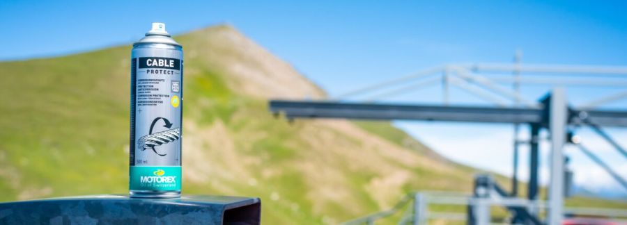 Motorex: Wie das Seilbahnseil gepflegt werden muss