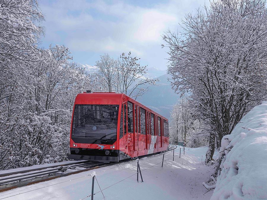 Doppelmayr/Garaventa: Standseilbahn Sierre – Montana – Crans nutzt innovatives Energiespeichersystem 