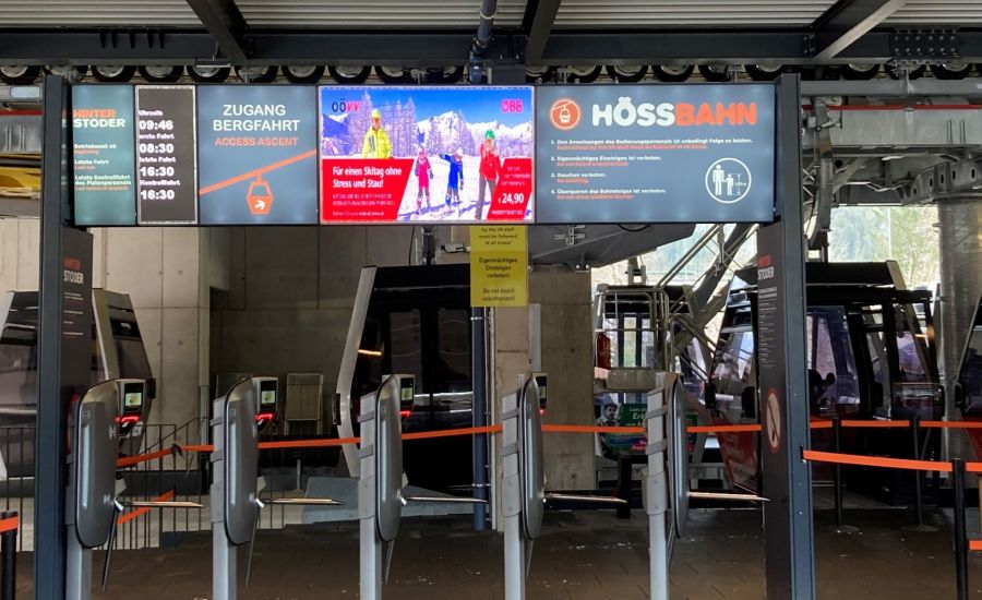 sitour: Modernste Informationssysteme bei neuer Hössbahn in Hinterstoder