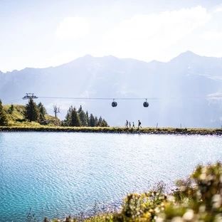 Lenzerheide Bergbahnen: Wasseraustritt bei Speichersee Heidbüel