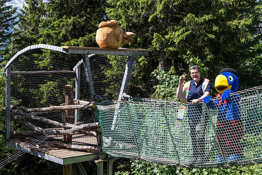 Holzkugelpfad – die neue Attraktion im Brunni-Gebiet