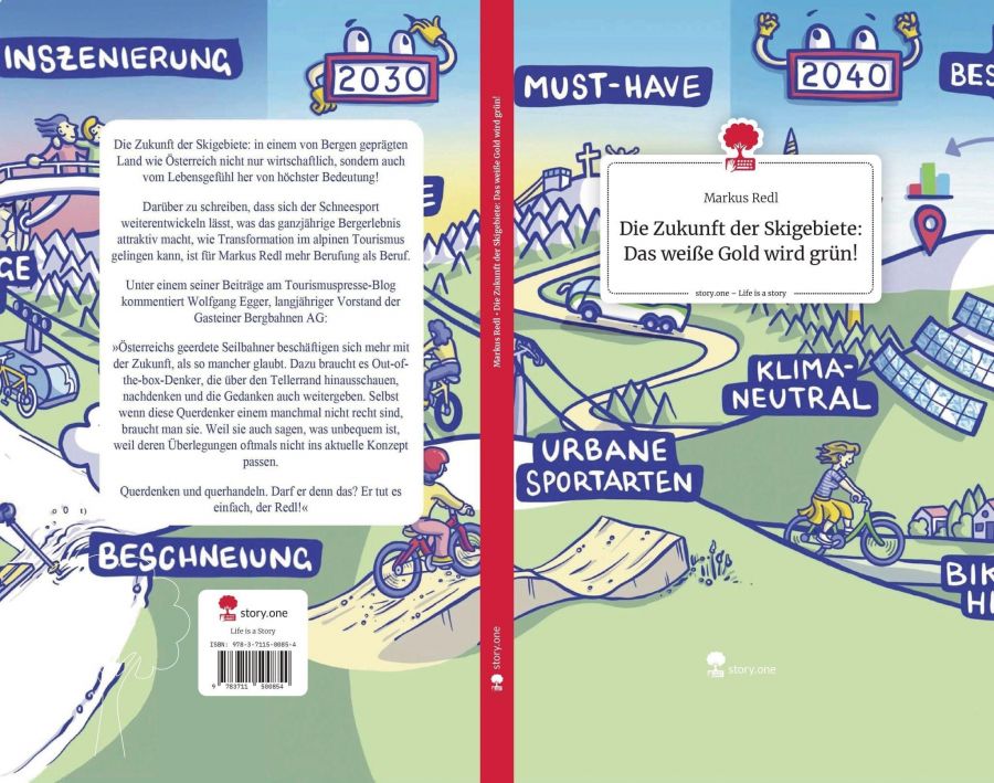 Buchtipp: Markus Redl „Die Zukunft der Skigebiete: Das weiße Gold wird grün!“