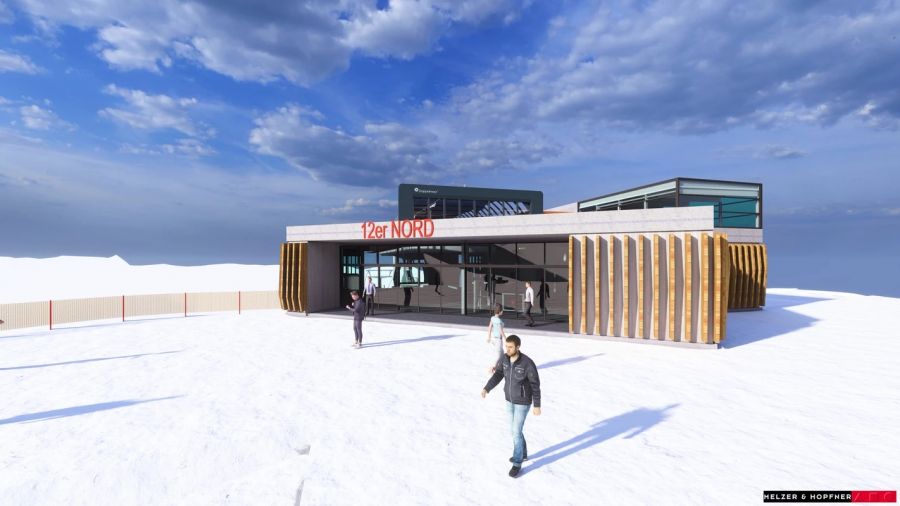 Hinterglemm: Neue B4 12ER NORD Seilbahn & Skibrücke