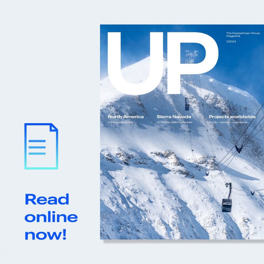 Doppelmayr: Neues Kundenmagazin “UP”