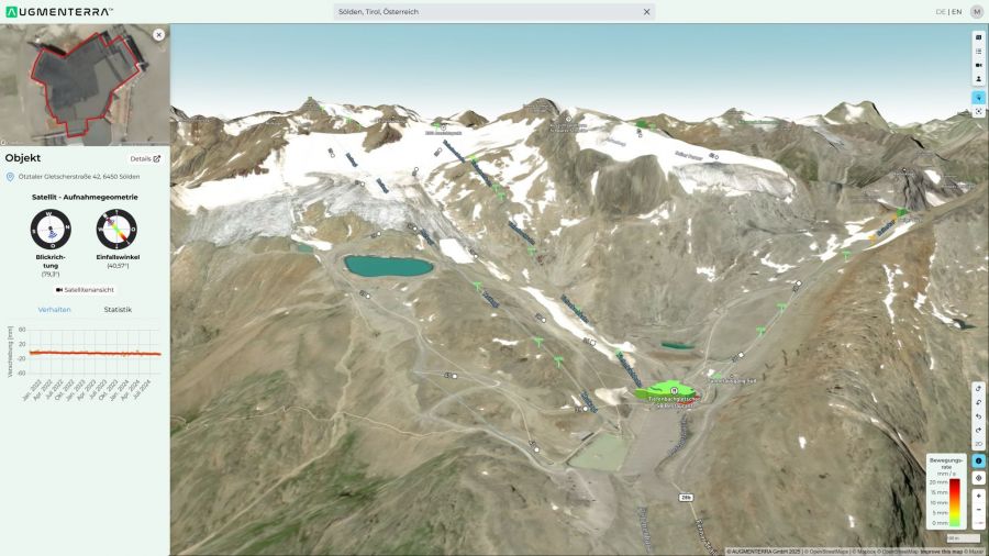 AUGMENTERRA: Planungssicherheit mittels Satellitendaten in Sölden