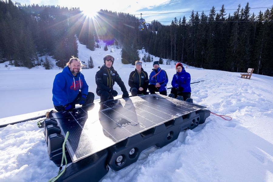 Innovatives Pilotprojekt: Schwimmende PV-Anlage auf der Planai