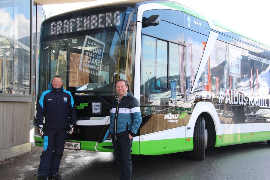 Erster Elektroskibus im Linienbetrieb: Snow Space Salzburg setzt neuen Maßstab für nachhaltige Mobilität