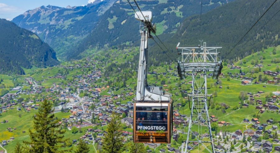 Garaventa: Umbau Pendelbahn von Grindelwald zur Pfingstegg 