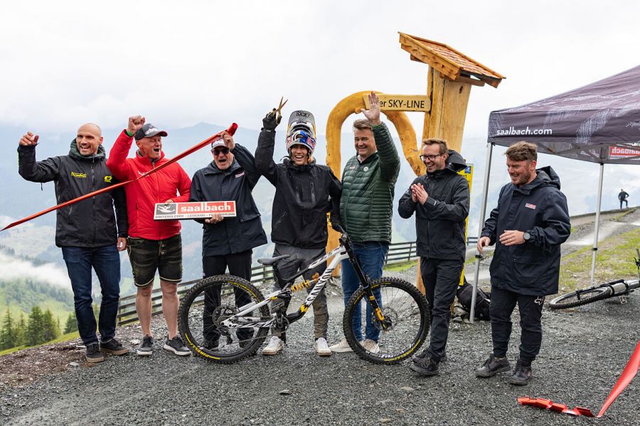 Feierliche Eröffnung der neuen 12er Sky-Line am Zwölferkogel in Saalbach Hinterglemm