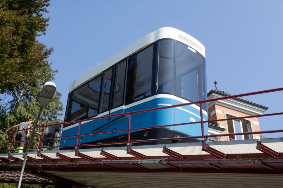 Neue Kabinen für die Seilbahn Rigiblick