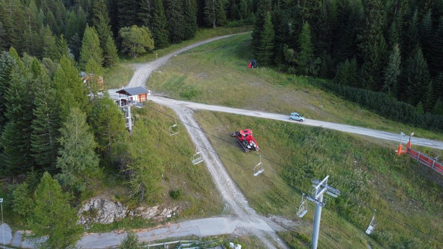Der PistenBully 600 Polar W GreenTech im Einsatz in Frankreich