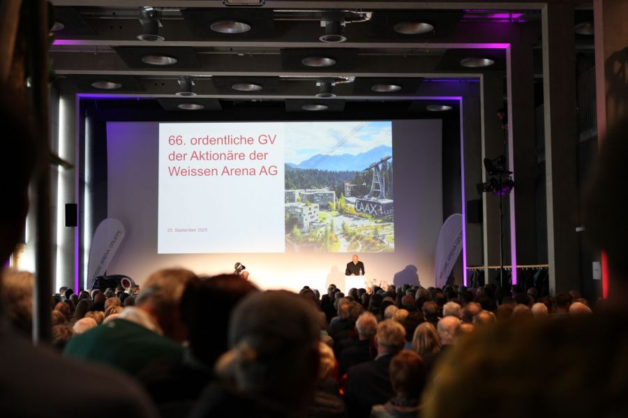 66. Ordentliche Generalversammlung der Weissen Arena Gruppe auf dem Crap Sogn Gion