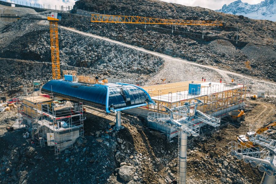 Die neue Sesselbahn Gifthittli: Modernste Technik für das Matterhorn Ski Paradise