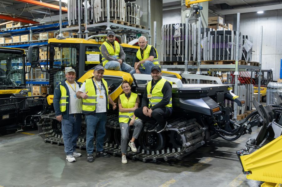 xelom: Zwei e-Snowcats in Georgien im weltweit ersten emissionsfreien Catskiing-und Tiefschnee-Einsatz