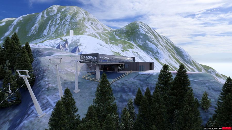 Neue 10er-Gartnerkofelbahn am Nassfeld