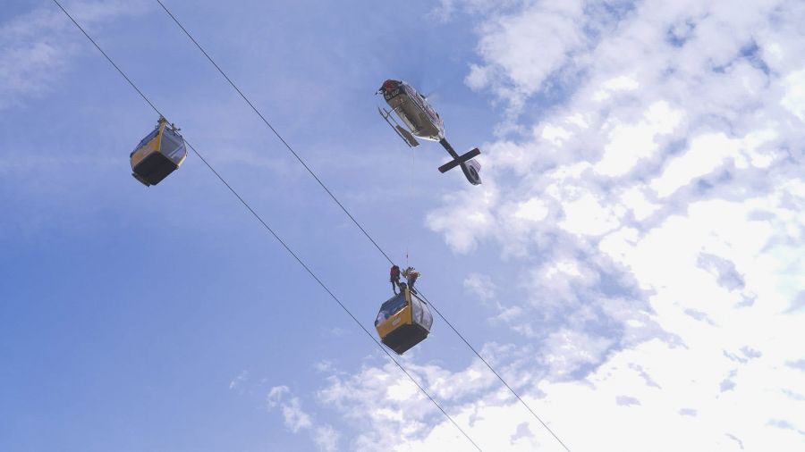 Planai - Hauser Kaibling: 4-Berge Ski Super Connection - Notfallübung erfolgreich durchgeführt 