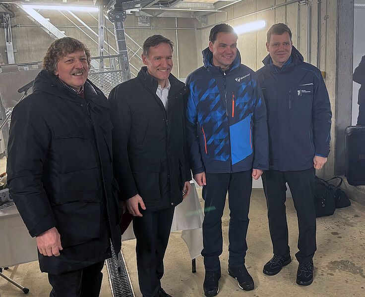 Neue Liftanlagen im Skizentrum Mitterdorf offiziell eingeweiht