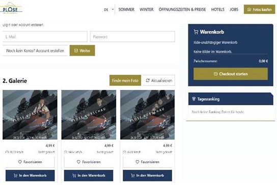 Liftpictures: Neu - Foto- und Videosysteme mit Online-Verkauf ab 10.000 €