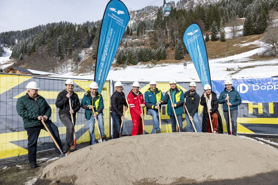 Oberstdorf Kleinwalsertal Bergbahnen: Spatenstich für die neue Walmendingerhornbahn
