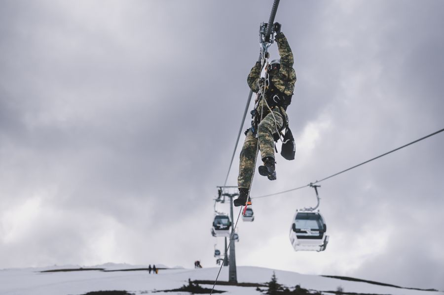 Großangelegte Bergeübung auf der Schmittenhöhe in Zell am See Für den Ernstfall bestens vorbereitet