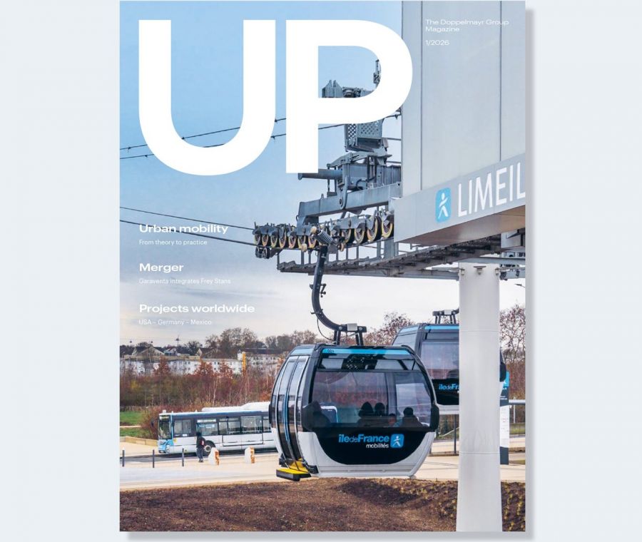 Doppelmayr: Neue Ausgabe Kundenmagazin UP