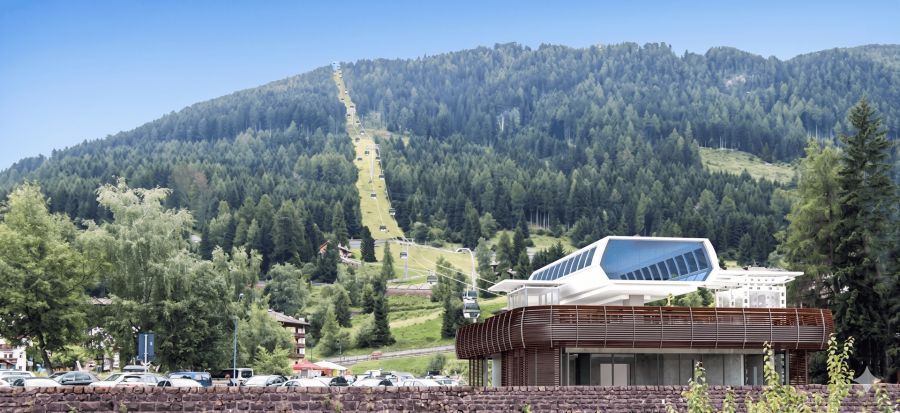 Val di Fassa: Bauarbeiten für Seilbahn Moena–Valbona haben begonnen