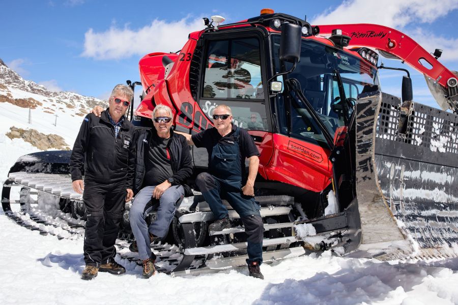 Bergbahnen Sölden: Comeback im Pistenbully-Cockpit