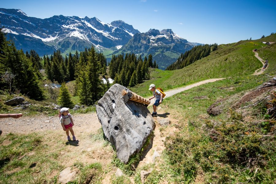 Erweiterung Holzkugelpfad im Brunni ob Engelberg