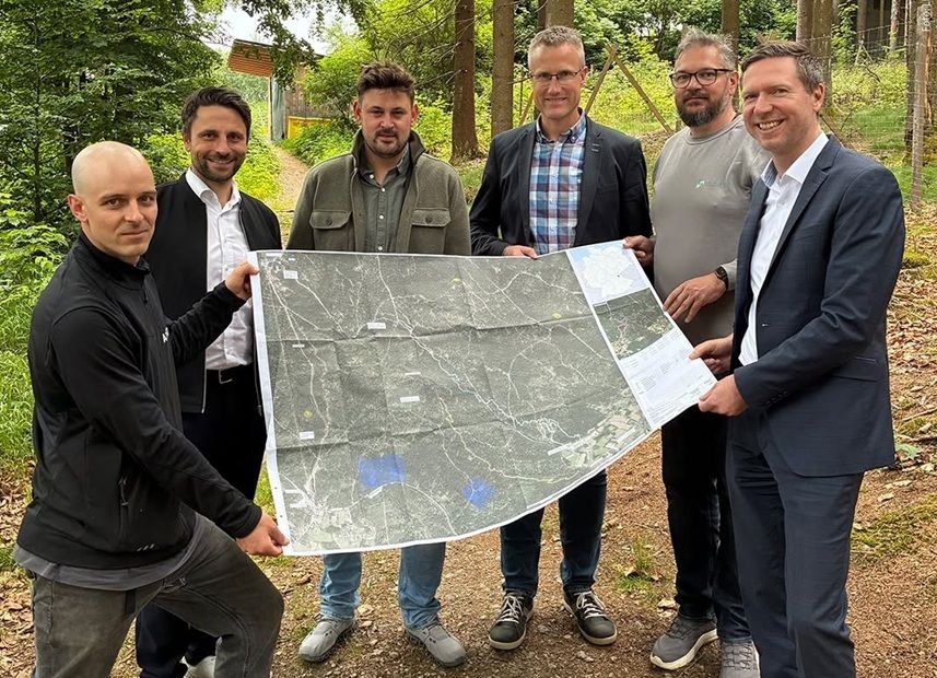 Der neue Bikepark am Ochsenkopf nimmt Gestalt an